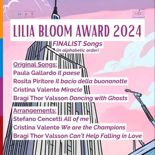 Lilia Bloom Award 2024: the Finalist Songs