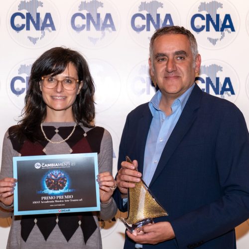 Amat wins CNA’s Premio Cambiamenti award